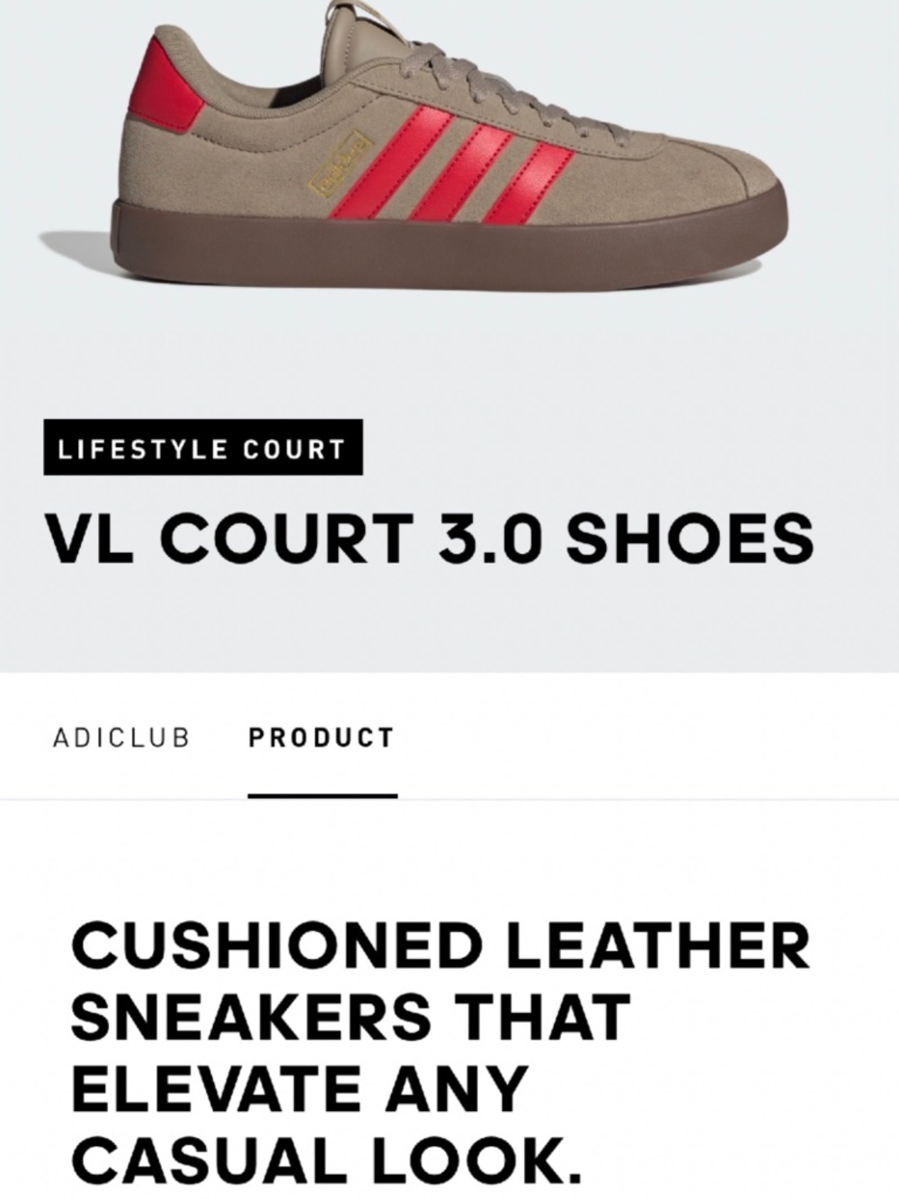 Adidas size 6